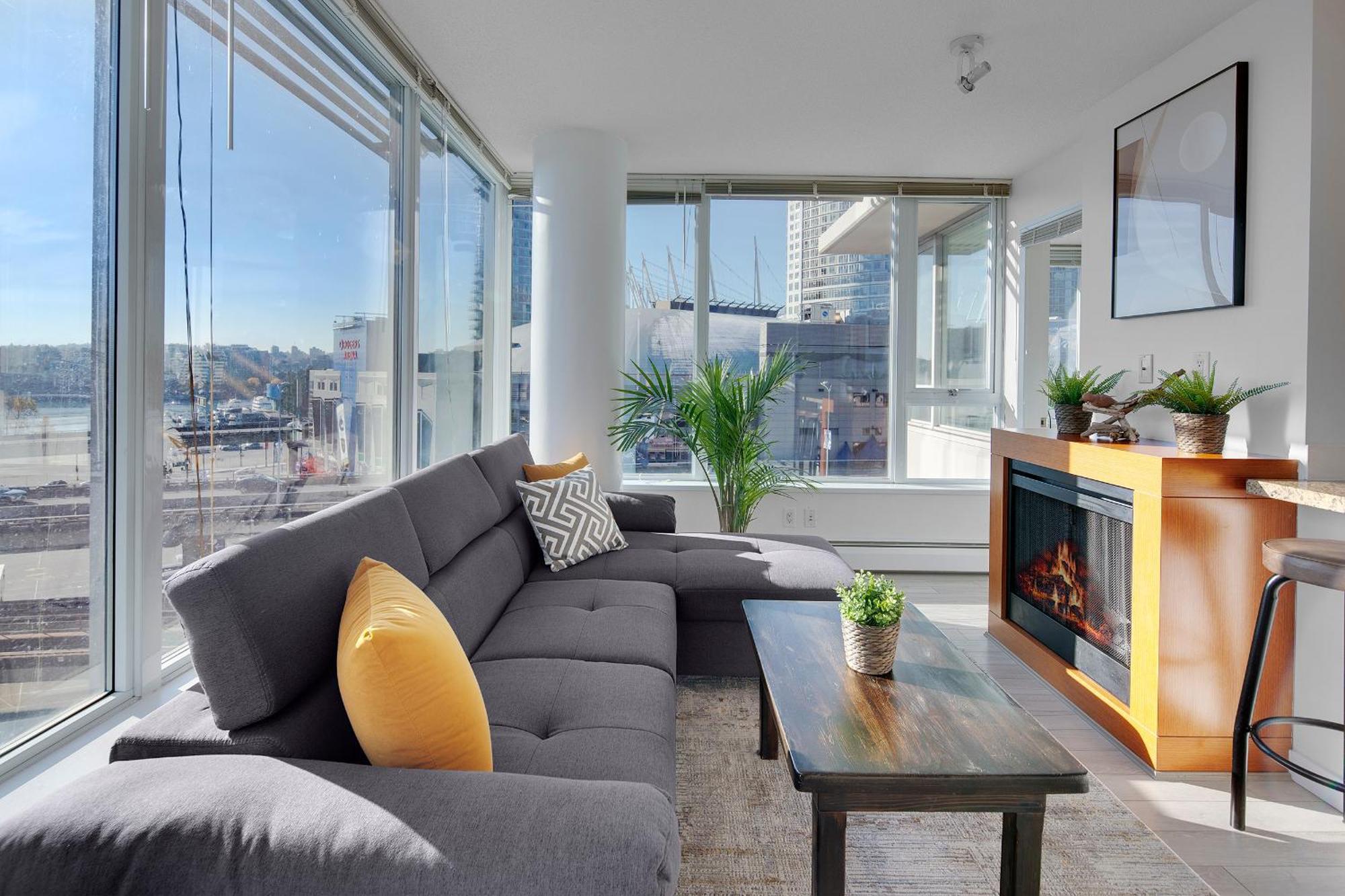 Appartement Stylish 2bd In Downtown With Marina View Vancouver